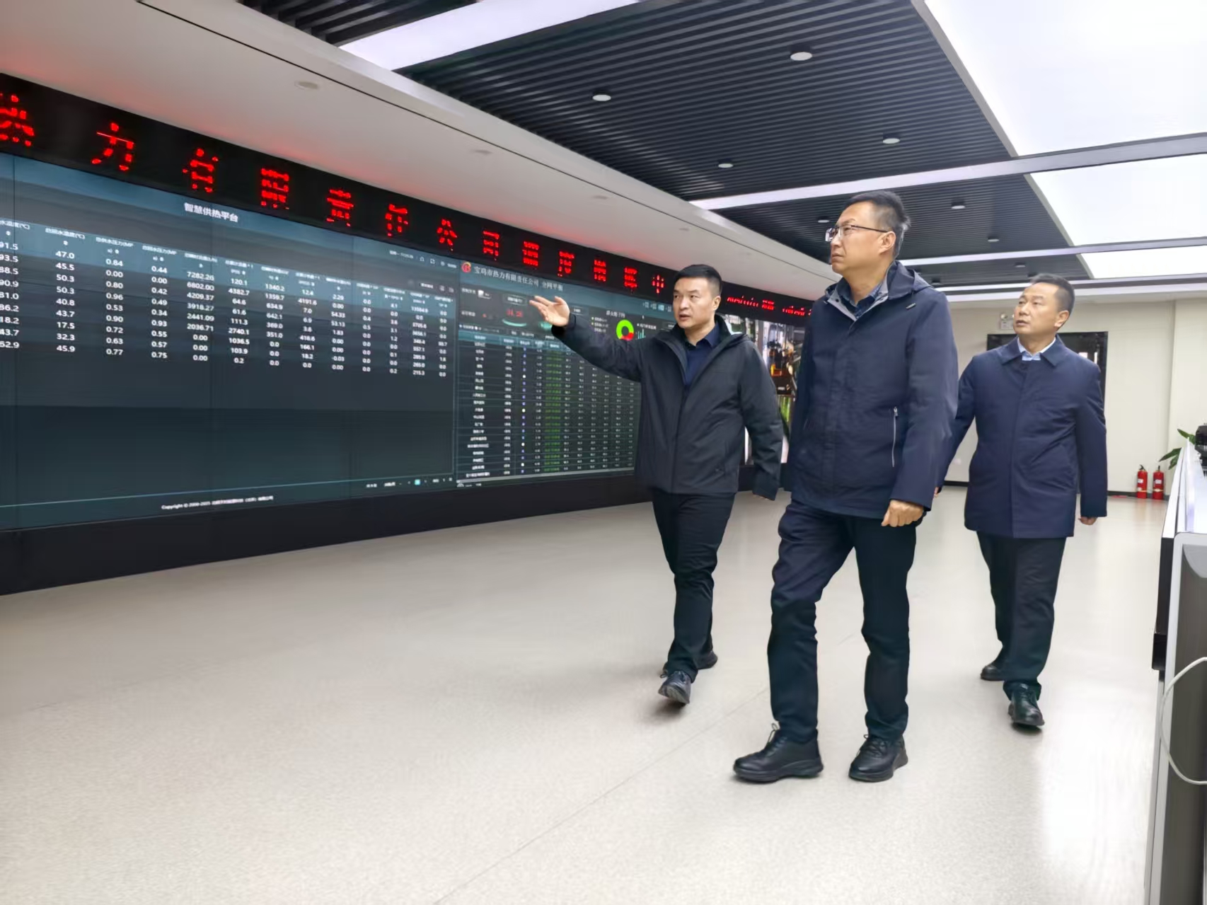 市住建局黨組書記、局長孫曉岐檢查指導公司 供熱工作